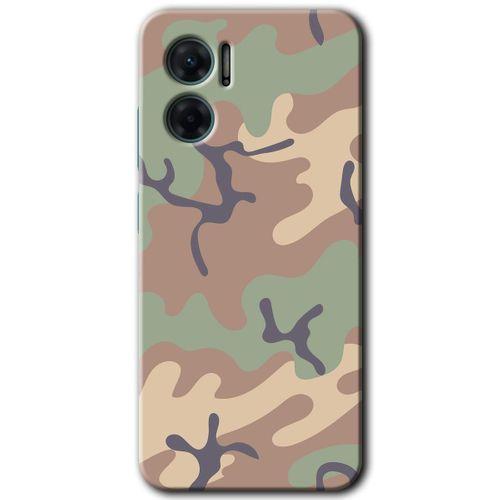 Xiaomi Redmi 10 5G HD Baskılı Kılıf + 9D Tam Ekran Koruyucu - Kamuflaj 29