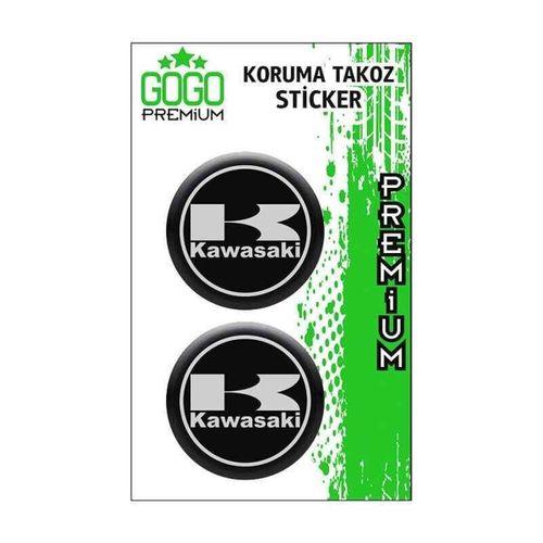 KAWASAKİ Kawasaki Koruma Takozu 4X4 İkili Damla Sticker