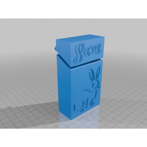Sam Bunny Sigara Kutusu 3D Baskı (Bu ürün Sadece Plastik parçadır - Almadan Önce Soru Sorabilirsiniz)