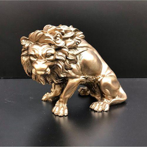 Oturan Aslan Antik Heykel Biblo