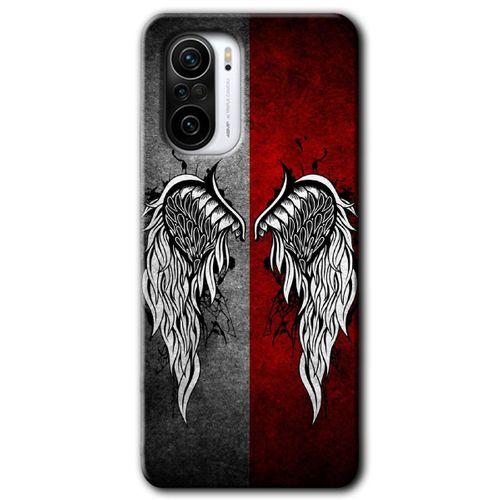 Potkal Hediye Fabrikası Xiaomi Redmi K40 Pro Kılıf HD Desen Baskılı Arka Kapak - Lucifer