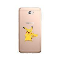 Samsung J7 Prime Pikaçu Desenli Premium Şeffaf Silikon Kılıf