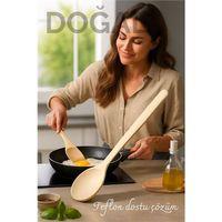 Doğal Gürgen Ahşap Servis Kaşığı – 20 cm, Ergonomik ve Dayanıklı Mutfak Yardımcısı