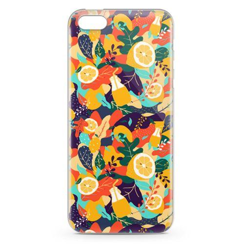 Apple iPhone 5s Kılıf C Vitamini Arka Kapak Koruma Desenli Full Koruyucu