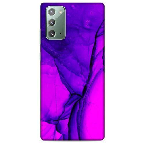 Samsung Galaxy Note 20 Uyumlu Kılıf Pembe Delisi (13) Silikon Kap Suluboya