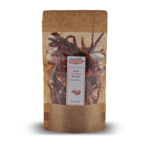 Karşı Köyden Acı Sivri Biber Kurusu (100gr)