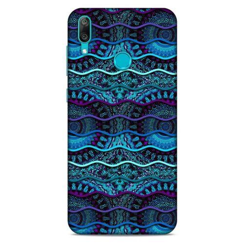 Huawei Y7 Prime 2019 Kılıf Baskılı Özel Seri Taşlı (37) Silicone Cover