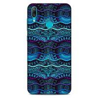 Huawei Y7 Prime 2019 Kılıf Baskılı Özel Seri Taşlı (37) Silicone Cover