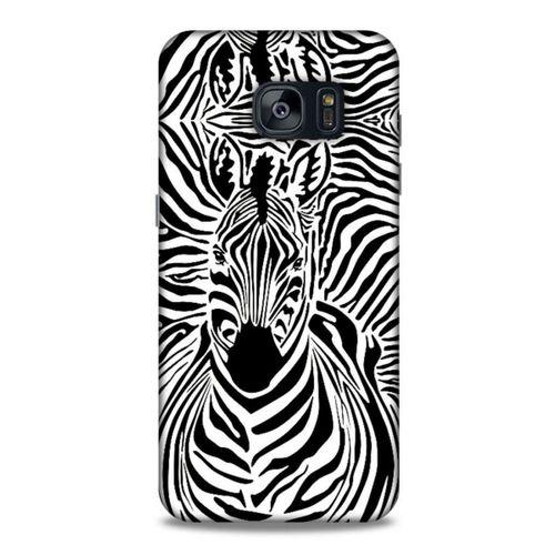 Animax Zebra Silüet Samsung Galaxy S7 Edge Kılıf Desenli Silikon