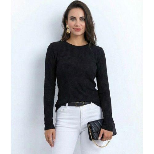 Kadın Uzun Kollu Bisiklet Yaka Triko Kazak