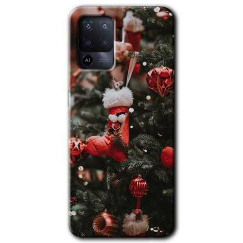 Potkal Hediye Fabrikası Oppo Reno 5 Lite Kılıf HD Baskılı Desen + Hayalet Cam Yandan Görünmez