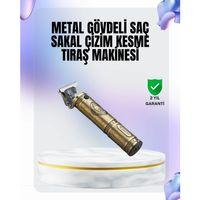 4 Kılavuz Taraklı Profesyonel Saç Ve Sakal Kesme Makinesi