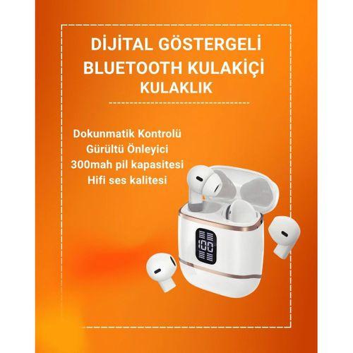 Çift Kulaklıklı Bluetooth Kulaklık – 4 Adet, Anc-enc, Şarj Kutulu, Dijital Göstergeli