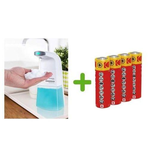 Sensorlu Sıvı Sabunluk Kopuk Verici,Piller Dahil 21X10X5Cm 250Ml Banyo Seti