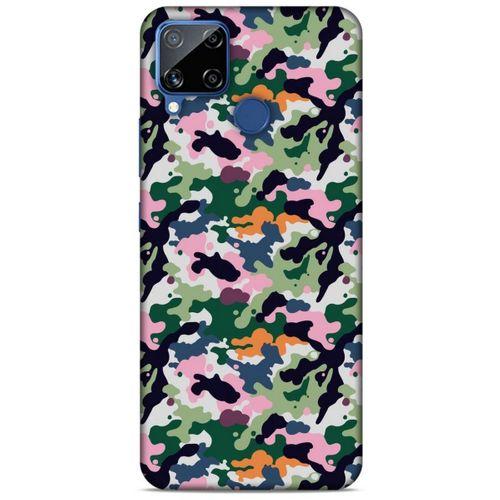 Kamuflaj 06 Oppo Realme C15 Kılıf Silikon Kapak