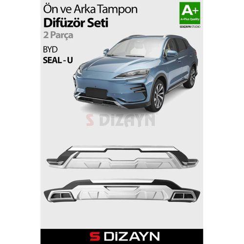 S-Dizayn BYD Seal U Ön ve Arka Tampon Koruma Difüzör Seti 2022 Üzeri A+ Kalite