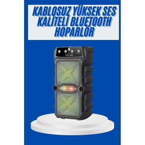 Büyük Boy Bluetooth Hoparlör Çoklu Bağlantı Çift Çıkışlı Taşınabilir Kesintisiz