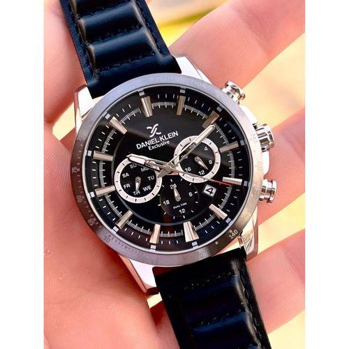 Daniel Klein Deri Kordon İç Kadran Fonksiyonları Aktif 3 Atm Suya Dayanıklı Erkek Kol Saati E14006-1