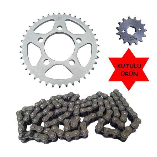 MONDİAL Mondial Drift L Ön-Arka Dişli Zincir Seti 42-15T 428H-120L İth