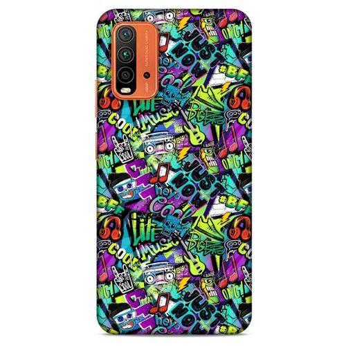 Lopard Xiaomi Redmi Note 9 4g Uyumlu Kılıf Graffitix (1) Kılıfı