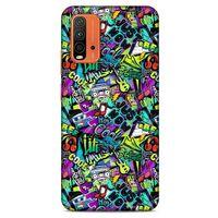 Lopard Xiaomi Redmi Note 9 4g Uyumlu Kılıf Graffitix (1) Kılıfı