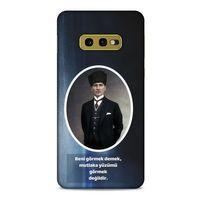 Samsung Galaxy S10e Kılıf Atatürk (7) Telefon Kılıfı Lavivert