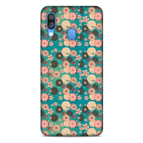 Samsung Galaxy A40 Kılıf Japonya (22) Tam Koruma Kılıfı Japon Çiçeği Febreze