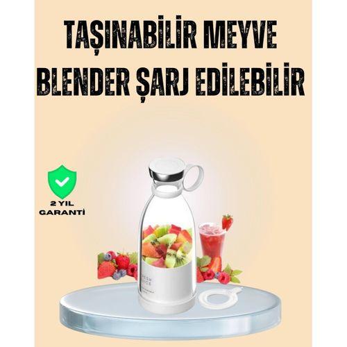 1200mah Şarjlı, Hafif Ve Pratik Taşınabilir Blender