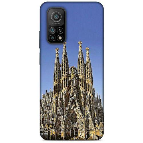 Xiaomi Mi 10T 5G Kılıf Dünya Mimarisi (36) Glitter Kılıf La Sagrada Familia