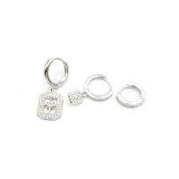 3'lü Kutup Yıldızı Küpe - Gümüş