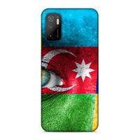 Xiaomi Poco M3 Pro Uyumlu Kılıf Azarbaijan (42) Rugged Armor Kılıf Göz Bayrak