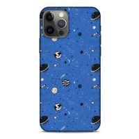 Apple iPhone 12 Pro Uyumlu Kılıf Mavi Delisi (26) Tpu Silikon Kılıf Gökyüzü