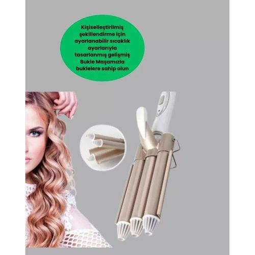 Ayarlanabilir Isılı Bukle Saç Maşası