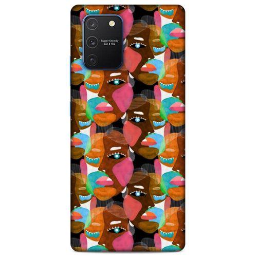 Lopard Samsung Galaxy S10 Lite Uyumlu Kılıf Sürreal Yüzler ♀ (7) Telefon Kılıfı Baskılı