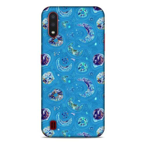 Samsung Galaxy A01 Kılıf Baskılı Özel Seri Taşlı (44) Tough Armor Kılıf