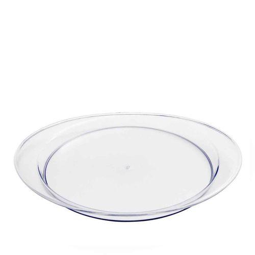 Şeffaf Yuvarlak Servis Tepsisi 33 cm