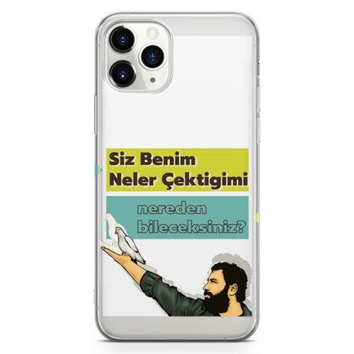 Apple iPhone 11 Pro Max Kılıf Caps Ahmet Kaya Arka Kapak Koruma Desenli Full Koruyucu