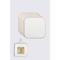 Bistyle Bistyle Organik 28x28 6'Lı Penye Mendil 90103 Ekru