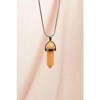 Himalaya Doğal Taşı Zincirli El Yapımı Tasarımlı Kolye Uç: 3,5 cm Zincir: 20 cm Kutulu