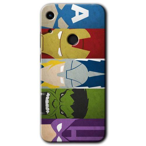Huawei Y6s Kılıf HD Desen Baskılı Arka Kapak - Avengers-1