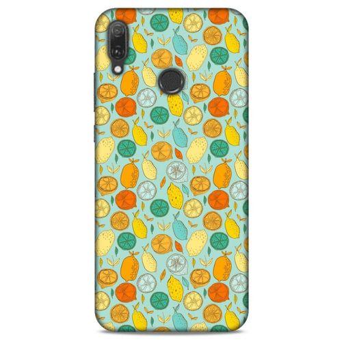 Frutix Turunç 02 Huawei Y9 2019 Kılıf Desenli Silikon