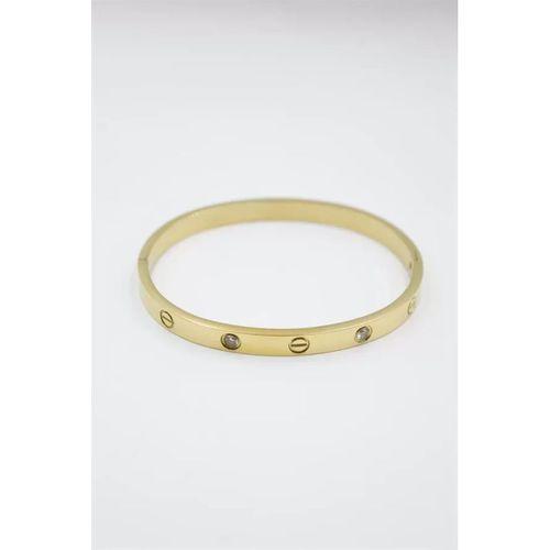 CRT Model Taşlı Bilezik - Altın