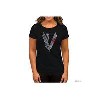 Vikings Blood Logo Siyah Kadın Tişört