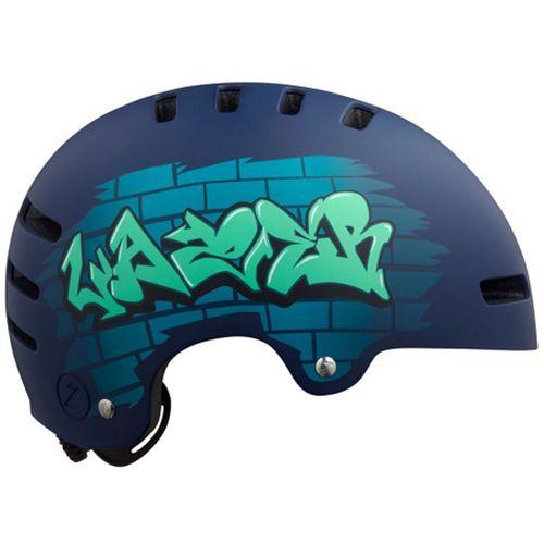 Kask One+ CE-CPSC Mat Mavi Graffiti S