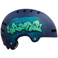 Kask One+ CE-CPSC Mat Mavi Graffiti S