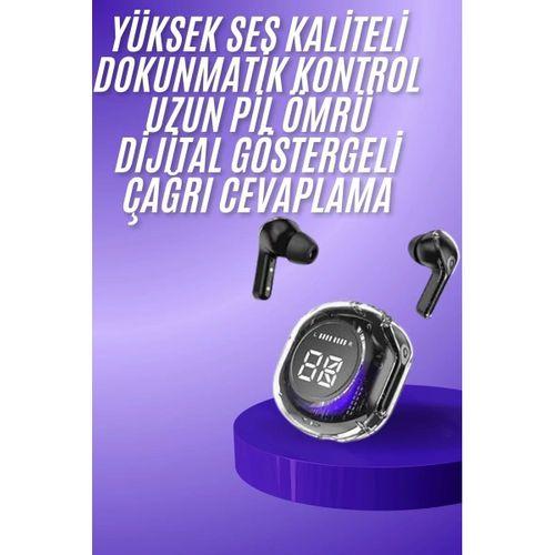 Yeni Nesil Bluetooth Kulaklık Dijital Göstergeli  Dokunmatik 5.3 Kablosuz