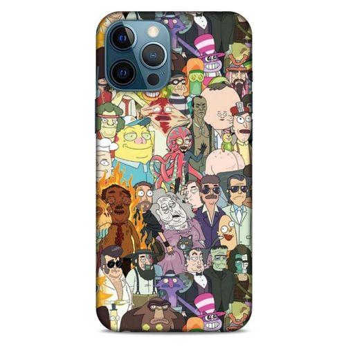 Apple iPhone 12 Pro Max Uyumlu Kılıf Rick And Morty (33) Hybrid Kılıf Killer Rick