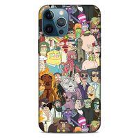 Apple iPhone 12 Pro Max Uyumlu Kılıf Rick And Morty (33) Hybrid Kılıf Killer Rick