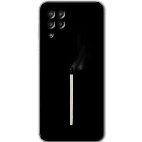 Samsung Galaxy M32 HD Baskılı Kılıf + 9D Tam Ekran Koruyucu - Sönmüş Kibrit