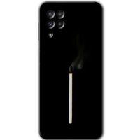 Samsung Galaxy M32 HD Baskılı Kılıf + 9D Tam Ekran Koruyucu - Sönmüş Kibrit